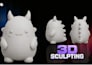 sculpt 3d models and characters for 3d printing